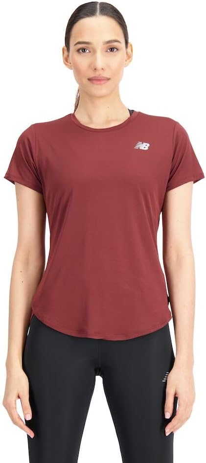 【NEW BALANCE】 WOMEN Quick Dry Letter Short Sleeve NEW BALANCE】 WOMEN Quick Dry Letter Short Sleeve